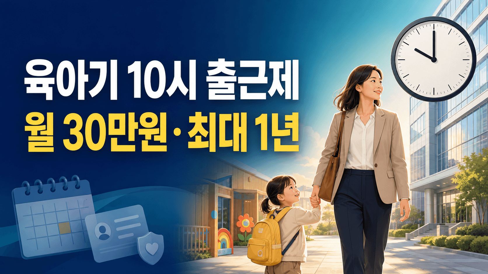 육아기 10시 출근제 사업주 월 30만 원 장려금 신청 안내