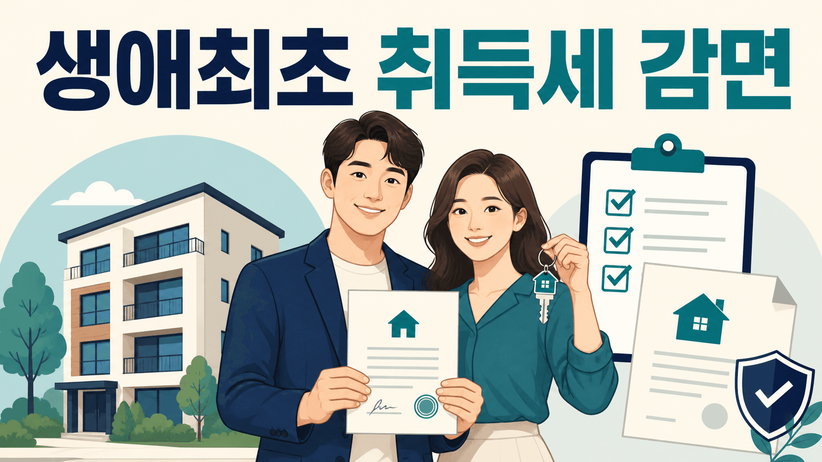 생애최초 주택 취득세 감면 조건과 부부 공동명의 기준을 확인하는 부부