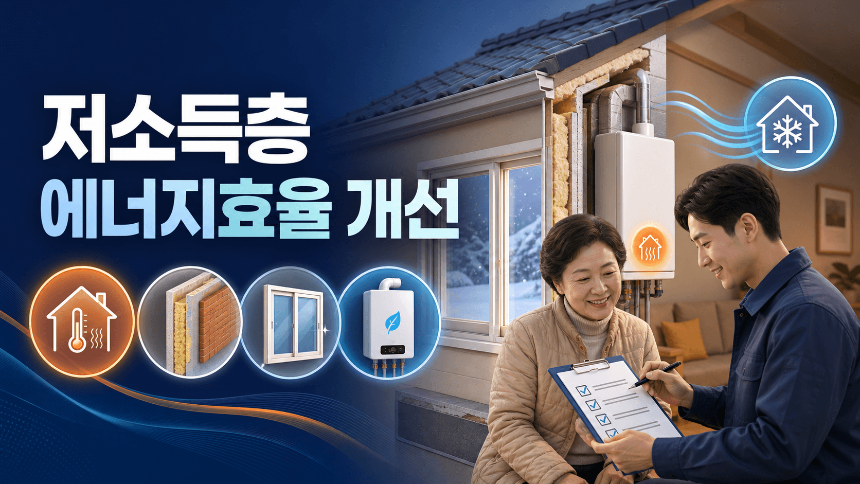 저소득층 에너지효율 개선사업 단열 창호 보일러 지원과 신청방법 안내