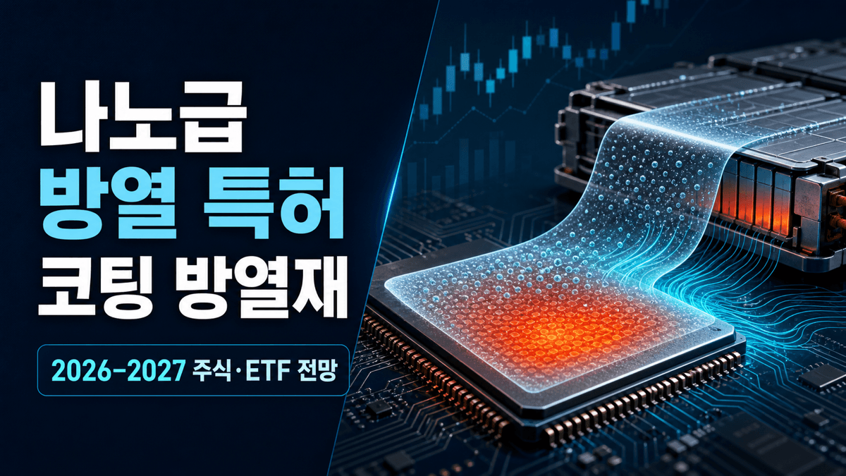 반도체와 전기차 배터리 표면의 나노급 방열 코팅 및 2026~2027년 주식 ETF 전망 이미지