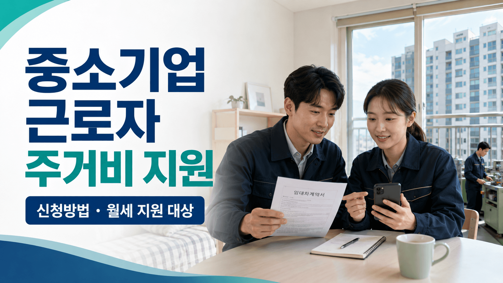 중소기업 근로자 주거비 지원 신청방법과 월세 지원 대상 안내